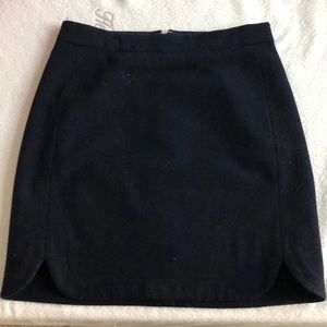 Navy blue j crew skirt